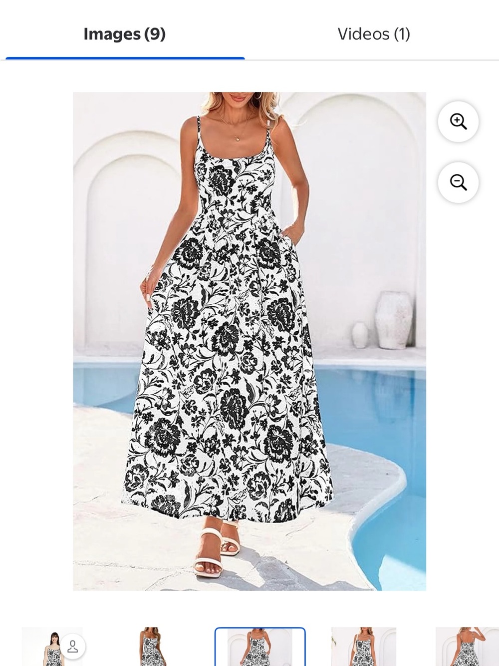 Boho Floral Eyelet Maxi Dress